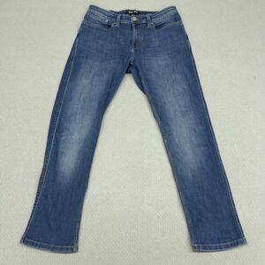 DU/ER Jeans Mens 31x30 Blue Denim L2X Relaxed Taper Casual Stretch